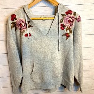 American Eagle Outfitters V Neck Hoodie
